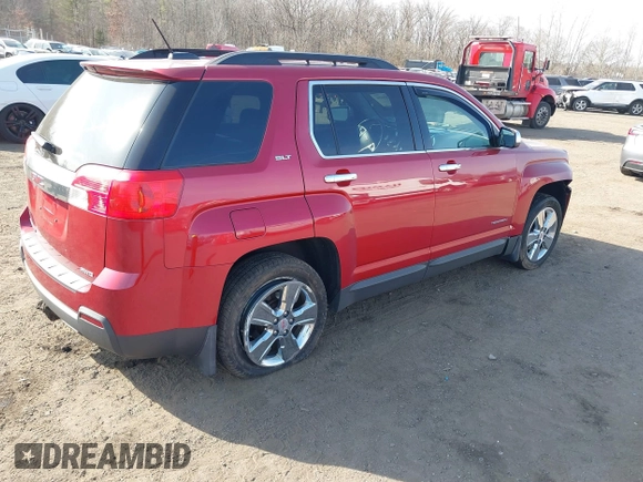 2015 GMC Terrain SLT with VIN 2GKFLXEK2F6392763, listed as a IAAI auction lot 41785630 with 190,080 mi miles and . Bid and sale history available at carsss.com. Image 4.