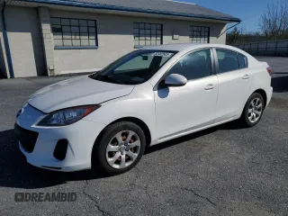 2013 Mazda 3 i SV with VIN JM1BL1TG3D1824007, listed as a Copart auction lot 52482605 with 133,684 mi miles and Salvage Title. Bid and sale history available at DreamBid. Image 1.