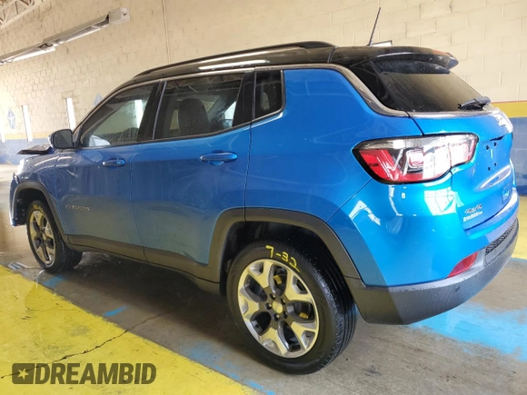 2017 Jeep Compass Limited z VIN 3C4NJDCB7HT641989, wystawiony jako Copart lot #60239735 z przebiegiem 61 915 mil mil oraz Czysty tytuł • Clean title. Historia ofert i sprzedaży dostępna na DreamBid. Obrazek 2.