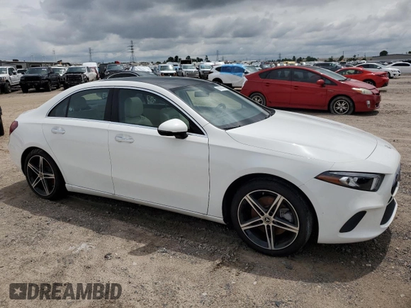 2022 Mercedes-Benz A 220 with VIN W1K3G4FB9NJ364143, listed as a Copart auction lot 85894814 with Not Provided miles and Non Repairable. Bid and sale history available at DreamBid. Image 4.