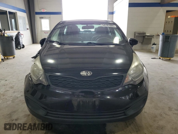 2014 Kia Rio LX with VIN KNADM4A33E6417068, listed as a Copart auction lot 54787885 with 98,078 mi miles and Salvage Title. Bid and sale history available at DreamBid. Image 5.