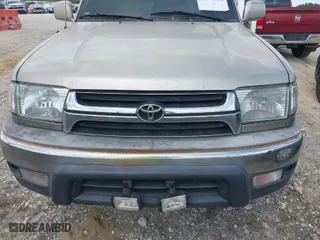 2002 Toyota 4Runner SR5 with VIN JT3GN86R220231722, listed as a IAAI auction lot 41613668 with 281,143 mi miles. Bid and sale history available at carsss.com. Image 6.