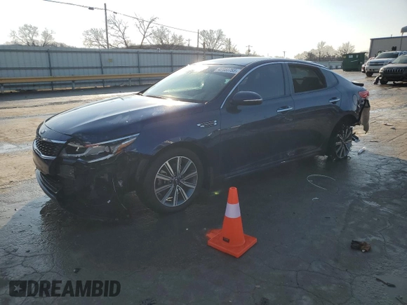 2019 Kia Optima LX with VIN 5XXGT4L34KG358920, listed as a Copart auction lot 42580785 with 88,416 mi miles and Salvage Title. Bid and sale history available at carsss.com. Image 1.