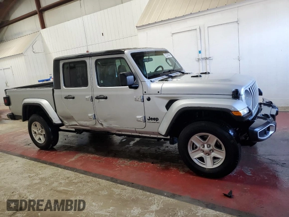 2023 Jeep Gladiator Sport S с VIN 1C6HJTAG9PL529010, выставлен на аукционе Copart как лот 48492625 с пробегом 48 140 миль миль и Чистый • Clean title. История ставок и продаж доступна на DreamBid. Изображение 4.