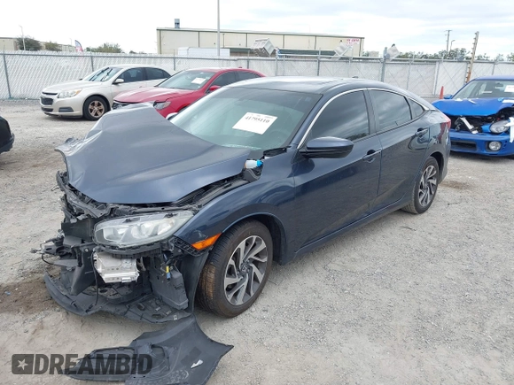 2018 Honda Civic EX with VIN 19XFC2F75JE035935, listed as a IAAI auction lot 41795110 with 92,687 mi miles and . Bid and sale history available at DreamBid. Image 2.