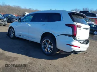 2021 Cadillac XT6 Premium Luxury with VIN 1GYKPDRS9MZ236075, listed as a IAAI auction lot 41632689 with 1 mi miles. Bid and sale history available at carsss.com. Image 3.
