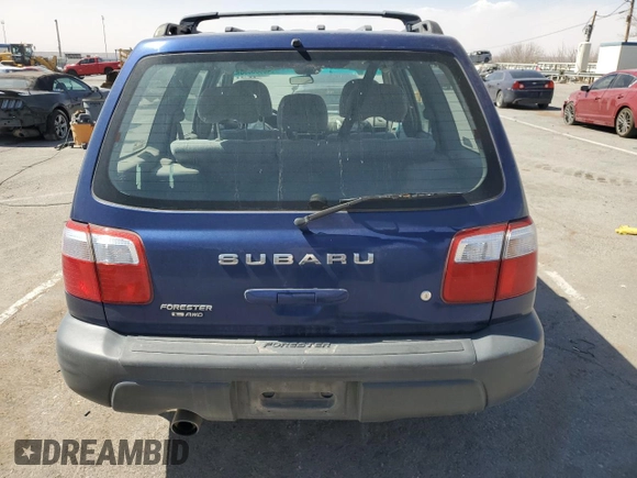 2001 Subaru Forester L with VIN JF1SF63571H739621, listed as a Copart auction lot 48336695 with 98,107 mi miles and Salvage Title. Bid and sale history available at carsss.com. Image 6.