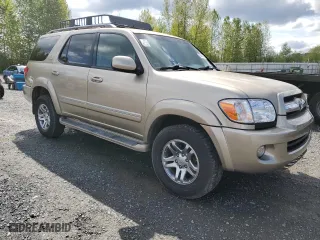 2005 Toyota Sequoia SR5 with VIN 5TDBT44A05S238560, listed as a Copart auction lot 53846145 with 163,588 mi miles and Clean Title. Bid and sale history available at carsss.com. Image 4.