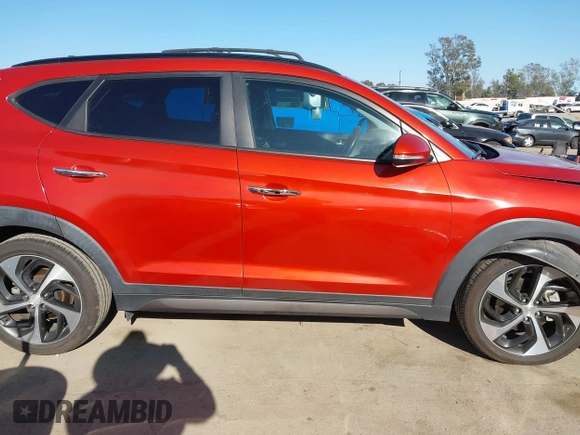 2016 Hyundai Tucson Limited with VIN KM8J33A2XGU095503, listed as a IAAI auction lot 41867884 with 73,600 mi miles. Bid and sale history available at carsss.com. Image 13.
