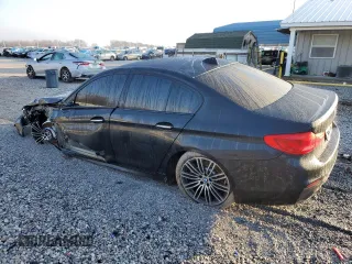 2018 BMW 5 Series 530i with VIN WBAJA5C59JG900021, listed as a Copart auction lot 43466695 with Not Provided miles and Salvage Title. Bid and sale history available at carsss.com. Image 2.