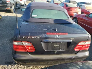 2002 Mercedes-Benz CLK 320/430 with VIN WDBLK65G92T128706, listed as a Copart auction lot 75334464 with 40,981 mi miles and Salvage Title. Bid and sale history available at DreamBid. Image 6.
