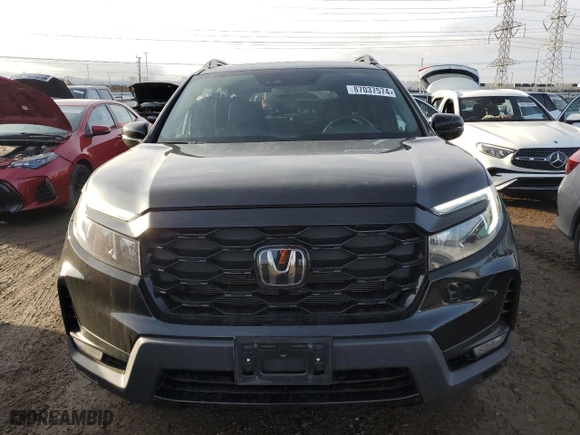 2022 Honda Passport Elite with VIN 5FNYF8H04NB014741, listed as a Copart auction lot 87037574 with 46,865 mi miles and Salvage Title. Bid and sale history available at carsss.com. Image 5.