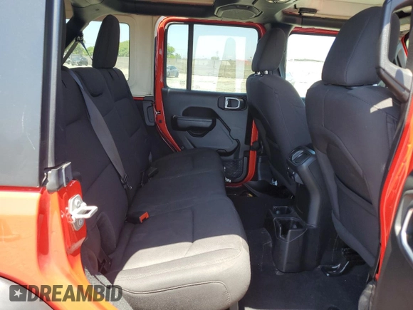 2022 Jeep Wrangler Unlimited Sport S z VIN 1C4HJXDG6NW240786, wystawiony jako Copart lot #59190995 z przebiegiem 46 172 mil mil oraz Szkoda całkowita • Salvage title. Historia ofert i sprzedaży dostępna na DreamBid. Obrazek 11.