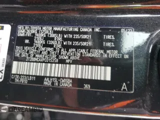 2023 Lexus RX 350h z VIN 2T2BBMCAXPC015258, wystawiony jako Copart lot #48760745 z przebiegiem 22 839 mil mil oraz Szkoda całkowita • Salvage title. Historia ofert i sprzedaży dostępna na DreamBid. Obrazek 15.