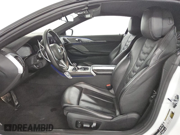 2024 BMW 8 Series 840i with VIN WBADZ4C07RCR83052, listed as a Copart auction lot 49507695 with 22,003 mi miles and Clean Title. Bid and sale history available at carsss.com. Image 7.