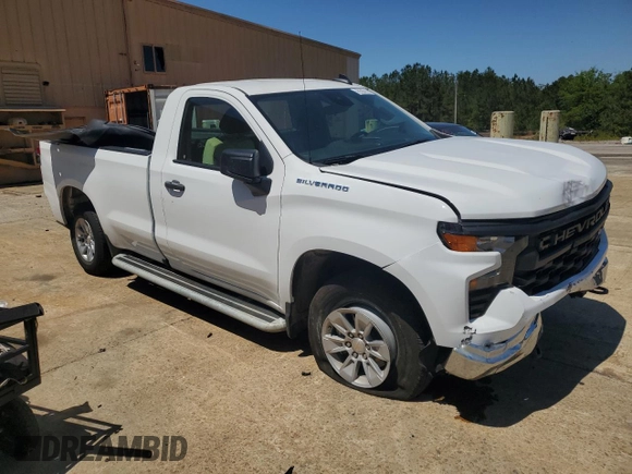 2024 Chevrolet Silverado 1500 Work Truck with VIN 3GCNAAEDXRG334985, listed as a Copart auction lot 53078885 with 10,917 mi miles and Salvage Title. Bid and sale history available at carsss.com. Image 4.