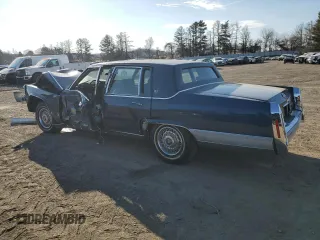 1990 Cadillac Brougham z VIN 1G6DW5476LR725075, wystawiony jako Copart lot #47456955 z przebiegiem Nie podano mil oraz Szkody całkowita. Historia ofert i sprzedaży dostępna na DreamBid. Obrazek 2.