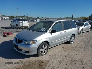 2002 Mazda MPV LX with VIN JM3LW28J620318798, listed as a IAAI auction lot 40579571 with 120,641 mi miles and . Bid and sale history available at DreamBid. Image 2.
