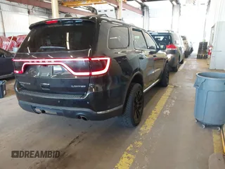 2016 Dodge Durango Limited with VIN 1C4RDJDG5GC433329, listed as a IAAI auction lot 42179512 with 153,648 mi miles and . Bid and sale history available at DreamBid. Image 4.