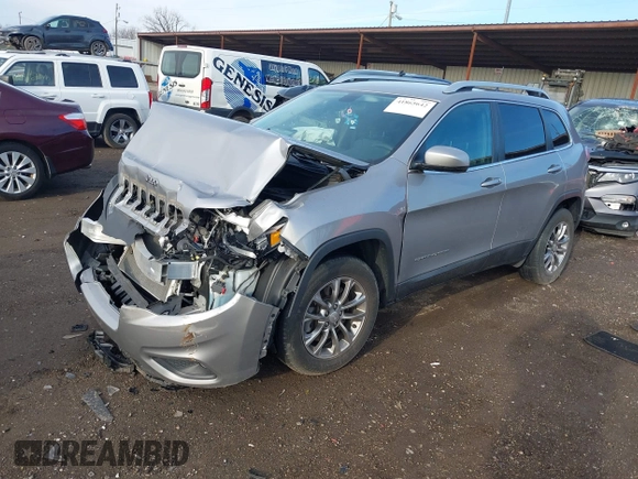 2020 Jeep Cherokee Latitude Plus with VIN 1C4PJMLB4LD652178, listed as a IAAI auction lot 41865642 with 77,096 mi miles and . Bid and sale history available at DreamBid. Image 2.