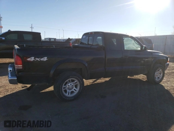 2004 Dodge Dakota SLT with VIN 1D7HG42N94S608873, listed as a Copart auction lot 83300874 with 119,539 mi miles and Salvage Title. Bid and sale history available at carsss.com. Image 3.