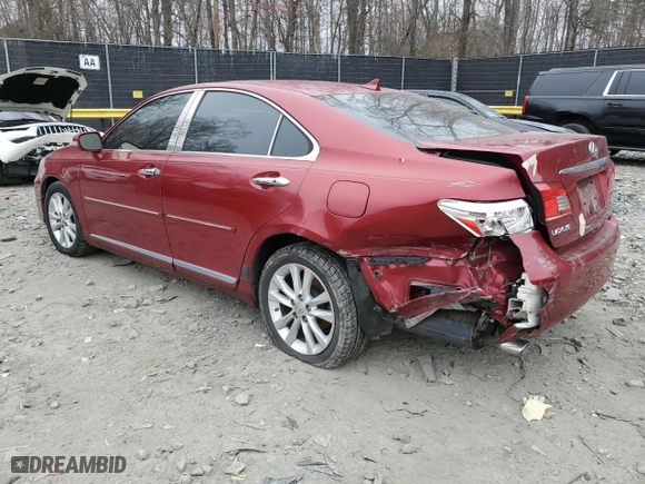 2010 Lexus ES 350 with VIN JTHBK1EG7A2385964, listed as a Copart auction lot 49114055 with 246,313 mi miles and Salvage Title. Bid and sale history available at carsss.com. Image 2.