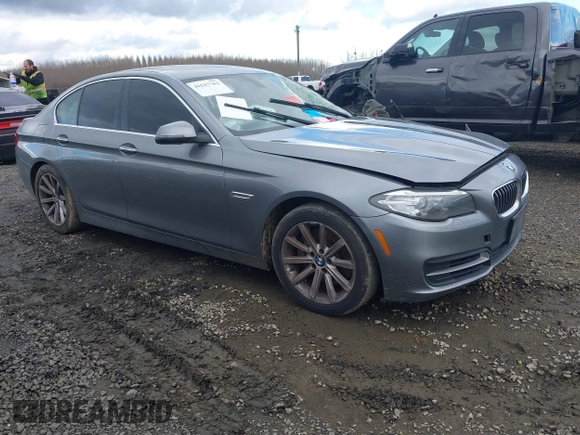 2014 BMW 5 Series 535i with VIN WBA5B1C51ED475098, listed as a IAAI auction lot 41517762 with 102,611 mi miles and . Bid and sale history available at carsss.com. Image 1.