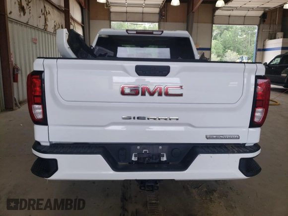 2022 GMC Sierra 1500 Elevation with VIN 3GTU9CET9NG177547, listed as a Copart auction lot 65953654 with 68,249 mi miles and Salvage Title. Bid and sale history available at DreamBid. Image 6.