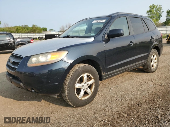 2007 Hyundai Santa Fe GLS z VIN 5NMSG13D87H128358, wystawiony jako Copart lot #59584095 z przebiegiem 208 151 mil mil oraz Czysty tytuł • Clean title. Historia ofert i sprzedaży dostępna na DreamBid. Obrazek 1.