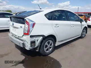 2013 Toyota Prius One with VIN JTDKN3DU2D5655729, listed as a IAAI auction lot 41944784 with 96,951 mi miles. Bid and sale history available at carsss.com. Image 4.