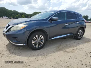 2016 Nissan Murano S with VIN 5N1AZ2MG6GN106653, listed as a Copart auction lot 63837875 with 133,549 mi miles and Salvage title. Bid and sale history available at DreamBid. Image 1.