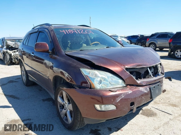 2008 Lexus RX 350 with VIN JTJGK31U780014501, listed as a IAAI auction lot 41841201 with 162,059 mi miles and . Bid and sale history available at DreamBid. Image 1.