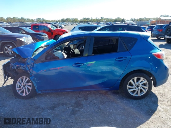 2012 Mazda Mazda3 i Touring with VIN JM1BL1L70C1674419, listed as a IAAI auction lot 40902429 with Not Provided miles. Bid and sale history available at carsss.com. Image 15.