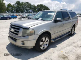2008 Ford Expedition EL Limited with VIN 1FMFK19588LA61076, listed as a Copart auction lot 59097743 with 182,803 mi miles and Salvage Title. Bid and sale history available at carsss.com. Image 1.