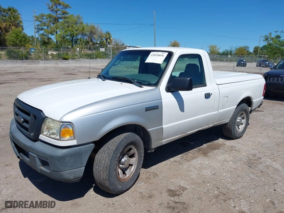 2007 Ford Ranger XL with VIN 1FTYR10D97PA31590, listed as a IAAI auction lot 41854036 with 337,443 mi miles. Bid and sale history available at carsss.com. Image 17.