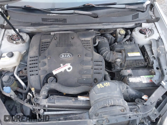 2007 Kia Optima EX with VIN KNAGE124375162317, listed as a IAAI auction lot 41246445 with 174,128 mi miles. Bid and sale history available at carsss.com. Image 10.