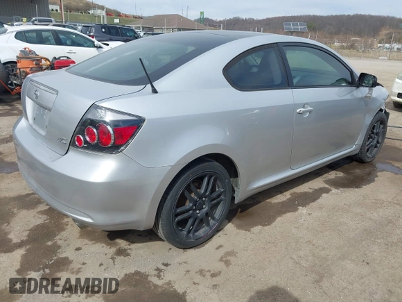2010 Scion tC with VIN JTKDE3B75A0308354, listed as a IAAI auction lot 41811355 with 152,369 mi miles. Bid and sale history available at carsss.com. Image 4.