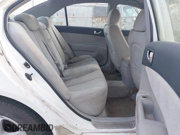 2006 Hyundai Sonata GLS with VIN 5NPEU46F06H069960, listed as a IAAI auction lot 41955094 with 120,662 mi miles and . Bid and sale history available at DreamBid. Image 8.