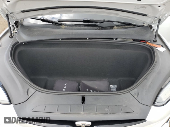 2022 Tesla Model X with VIN 7SAXCAE59NF358337, listed as a Copart auction lot 48262775 with Not Provided miles and Salvage Title. Bid and sale history available at DreamBid. Image 12.