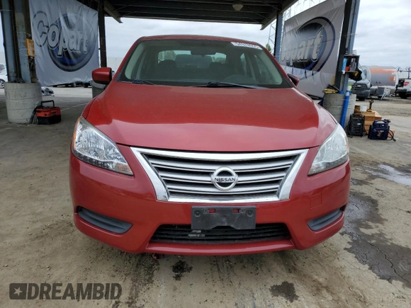 2014 Nissan Sentra SR with VIN 3N1AB7AP9EY240635, listed as a Copart auction lot 54378055 with 132,569 mi miles and Salvage Title. Bid and sale history available at DreamBid. Image 5.