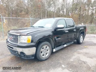 2011 GMC Sierra 1500 SLE with VIN 3GTP1VE02BG344185, listed as a IAAI auction lot 41111699 with 126,010 mi miles. Bid and sale history available at carsss.com. Image 2.