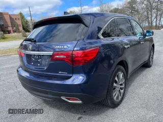 2014 Acura MDX Tech Pkg with VIN 5FRYD4H46EB002929, listed as a Copart auction lot 53697895 with 285,923 mi miles and Clean Title. Bid and sale history available at carsss.com. Image 4.