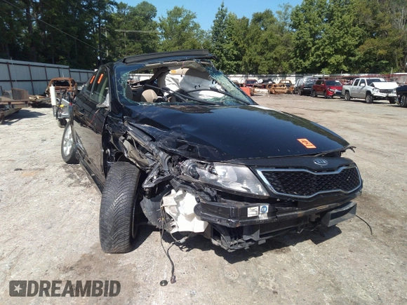 2012 Kia Optima EX with VIN 5XXGN4A61CG017161, listed as a IAAI auction lot 37095222 with Not Provided miles and . Bid and sale history available at carsss.com. Image 1.