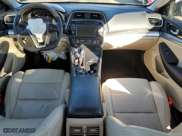 2020 Nissan Maxima SL with VIN 1N4AA6DV7LC371188, listed as a Copart auction lot 43680685 with 52,186 mi miles and Salvage Title. Bid and sale history available at carsss.com. Image 8.