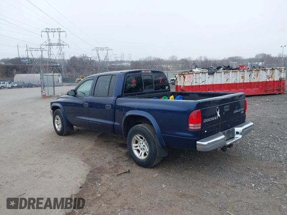 2003 Dodge Dakota SLT with VIN 1D7HL48X23S261258, listed as a IAAI auction lot 41362485 with 143,397 mi miles. Bid and sale history available at carsss.com. Image 3.