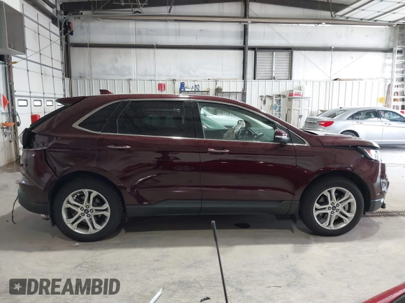 2018 Ford Edge Titanium with VIN 2FMPK4K89JBC18923, listed as a IAAI auction lot 41879343 with 75,683 mi miles. Bid and sale history available at carsss.com. Image 14.
