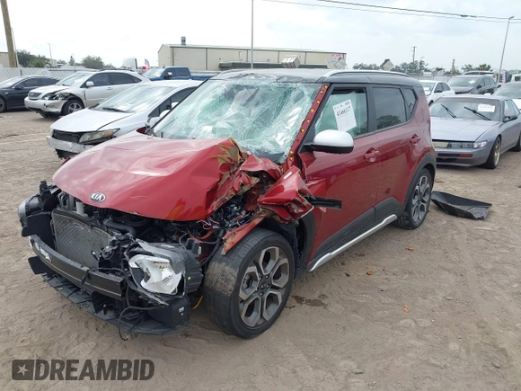 2020 Kia Soul LX with VIN KNDJ23AU8L7002544, listed as a IAAI auction lot 41466117 with 1 mi miles. Bid and sale history available at carsss.com. Image 17.