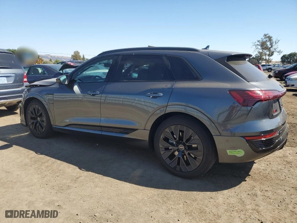 2024 Audi Q8 e-tron Prestige with VIN WA16ABGE2RB006933, listed as a Copart auction lot 72645354 with NaN miles and Salvage Title. Bid and sale history available at carsss.com. Image 2.