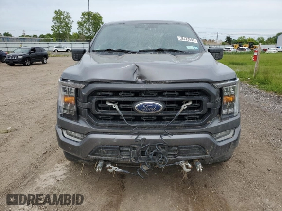 2021 Ford F-150 XL с VIN 1FTFW1E55MFB98189, выставлен на аукционе Copart как лот 58473495 с пробегом 46 648 миль миль и Списание • Salvage title. История ставок и продаж доступна на DreamBid. Изображение 5.