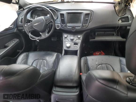 2015 Chrysler 200 S with VIN 1C3CCCDG9FN665153, listed as a Copart auction lot 50891885 with Not Provided miles and Salvage Title. Bid and sale history available at carsss.com. Image 8.
